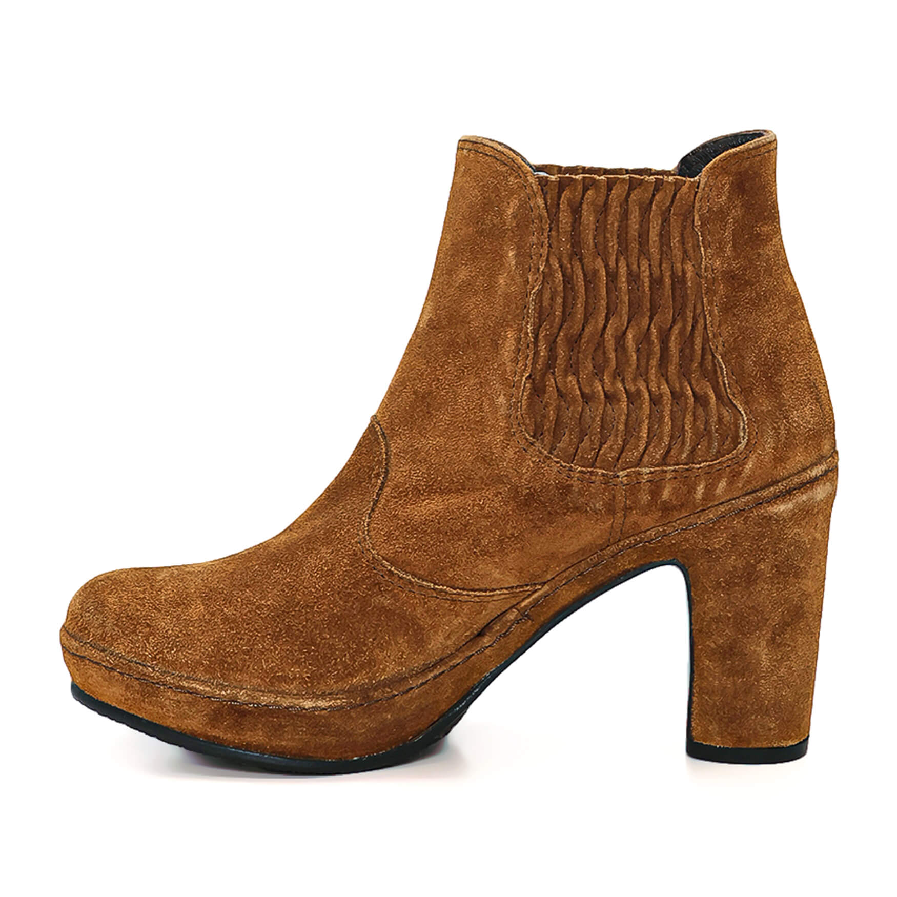 Homers Sagueto - Tabac Suede Booties 